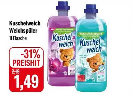 Kuschelweich Weichspüler 1l Flasche