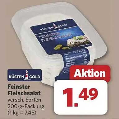 KÜSTEN GOLD Feiner Fleischsalat 200-g-Packung