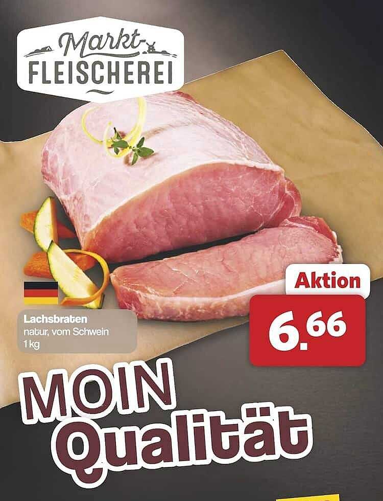 Lachsbraten natur, vom Schwein, 1 kg