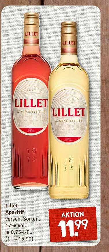 Lillet Apéritif 0,75 l - Verschiedene Sorten