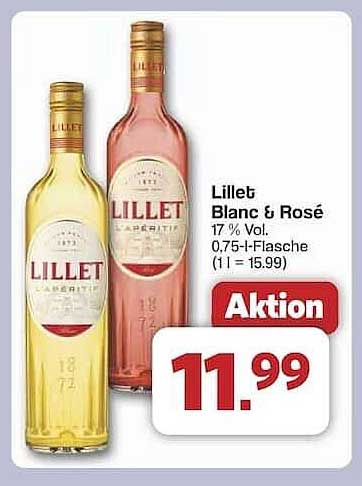 Lillet Blanc & Rosé 0,75 l - Aktion