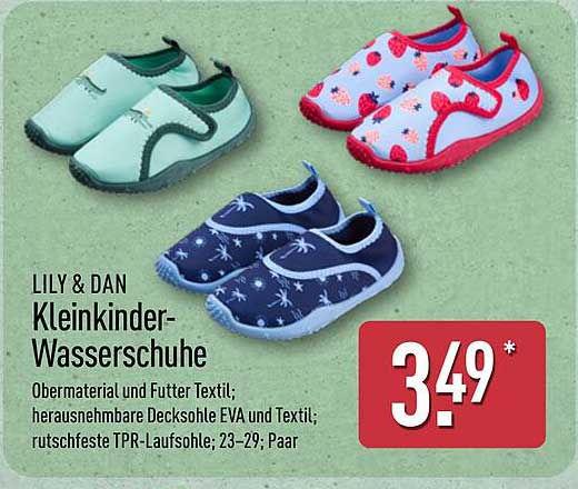 LILY & DAN Kleinkinder-Wasserschuhe