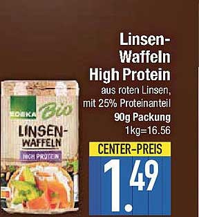 Linsen-Waffeln High Protein