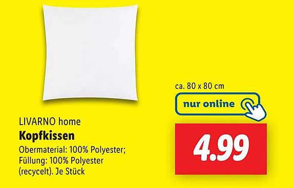 LIVARNO home Kopfkissen