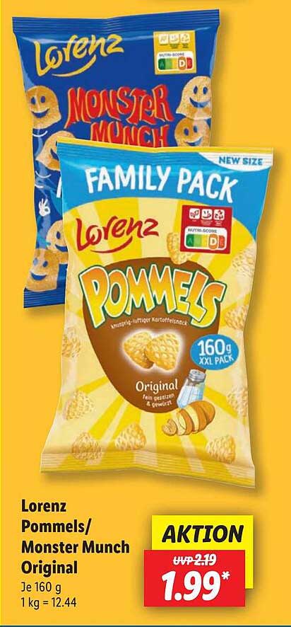 Lorenz Pommes/Monster Munch Original