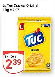 Lu Tuc Cracker Original 3 x 100 g