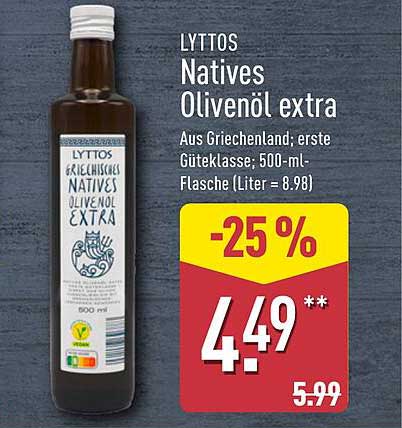 LYTTOS Natives Olivenöl extra 500 ml