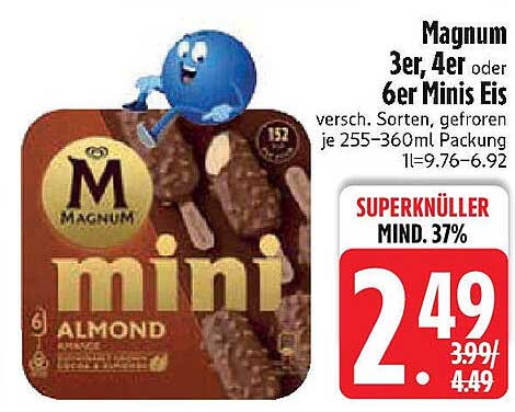 Magnum Mini 3er, 4er oder 6er Minis Eis