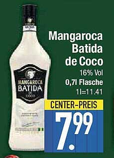 Mangaroca Batida de Coco 0,7l