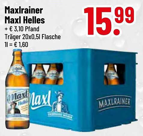 Maxlrainer Maxl Helles - Der erfrischende Genuss aus Bayern