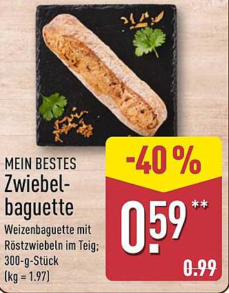 Mein Bestes Zwiebelbaguette
