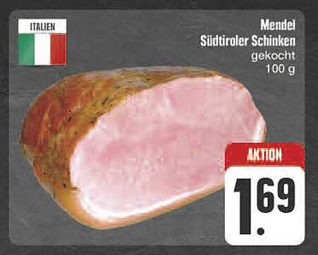 Mendel Südtiroler Schinken gekocht 100 g