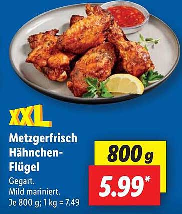 Metzgerfrisch Hähnchen-Flügel 800 g