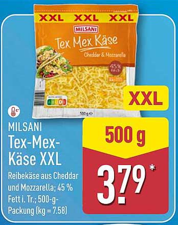 MILSANi Tex-Mex-Käse XXL 500 g