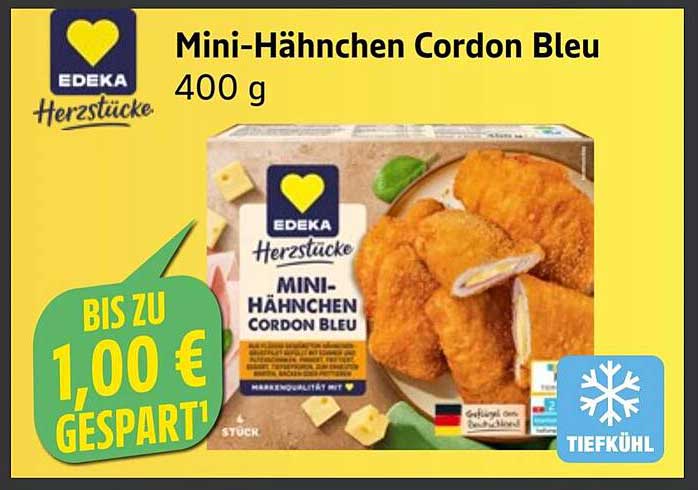 Mini-Hähnchen Cordon Bleu 400 g