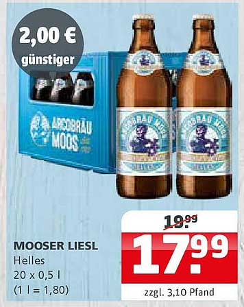 MOOSER LIESL Helles 20 x 0,5 l