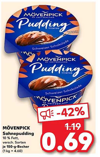 MÖVENPICK Sahnepudding Schweizer Schokolade 150 g
