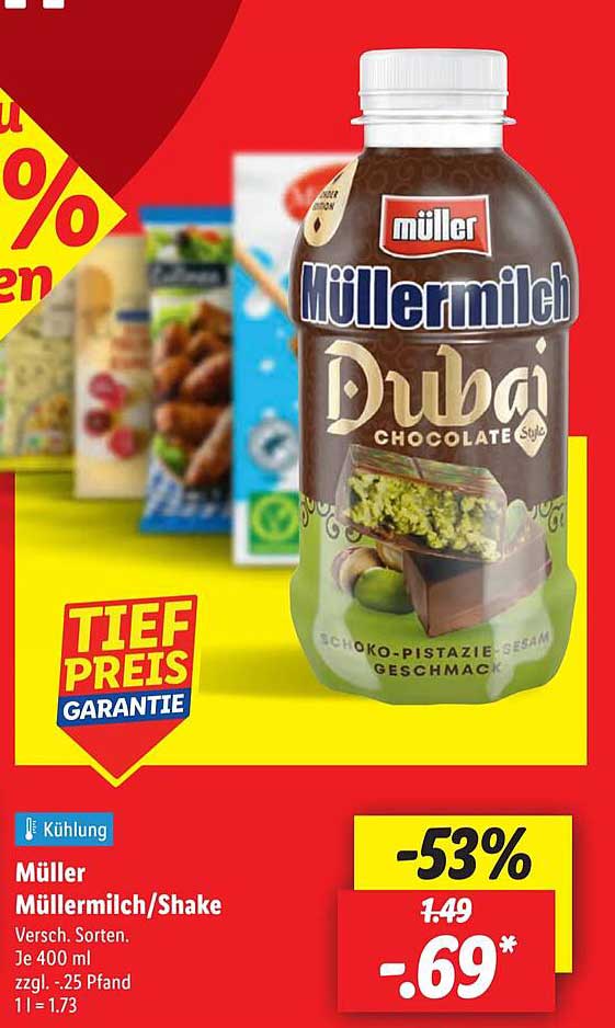 Müller Müller Milch Dubai - Chocolate Style