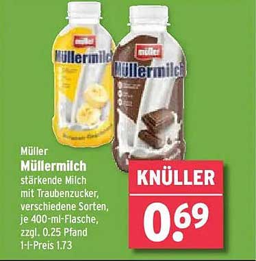 Müller Müller Milch - Stärke aus der Flasche