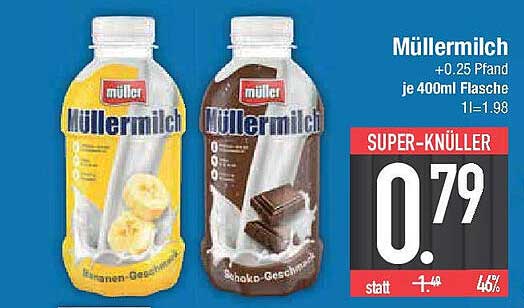 Müllermilch - Erfrischung in jeder Flasche