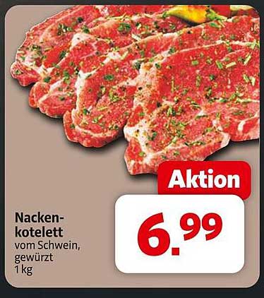 Nacken-Kotelett vom Schwein, gewürzt 1 kg