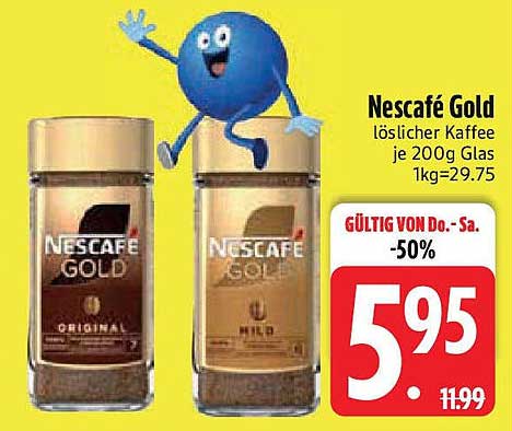 Nescafé Gold löslicher Kaffee 200g