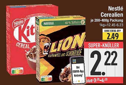 Nestlé Cerealien je 200-400g Packung