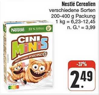 Nestlé Cini Minis Cerialien - verschiedene Sorten