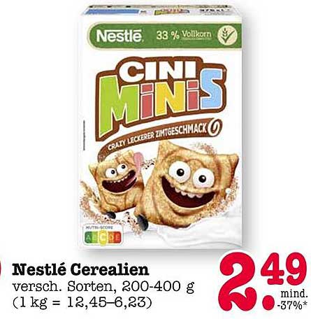 Nestlé Cini Minis - verschiedene Sorten, 200-400 g