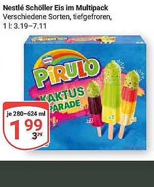 Nestlé Schöller Eis im Multipack - Kaktusparade