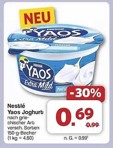 Nestlé Yaos Joghurt nach griechischer Art 150-g-Becher