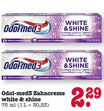 Odol-med3 Zahnpasta white & shine 75 ml