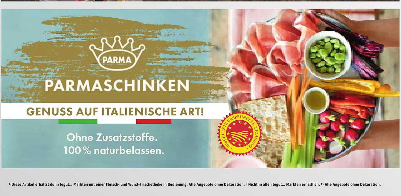 Parmaschinken – Genuss auf italienische Art!