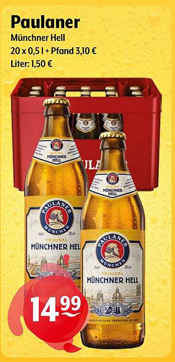 Paulaner Münchner Hell 20 x 0,5 l