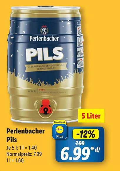 Perlenbacher Pils 5 Liter
