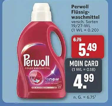 Perwoll Flüssigwaschmittel - 19/27-WL