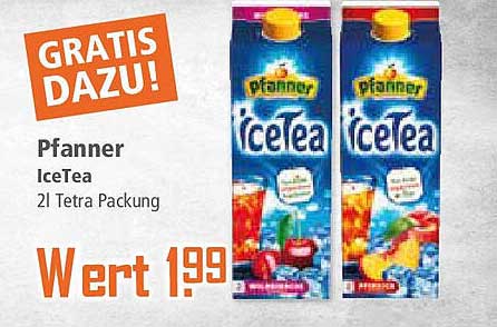 Pfanner IceTea 2l Tetra Packung