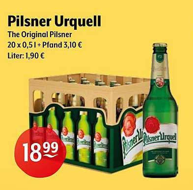 Pilsner Urquell - The Original Pilsner 20 x 0,5l