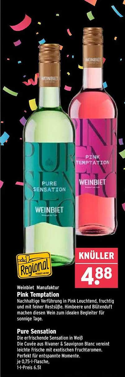 Pink Temptation von Weinbiet - Nachhaltiger Genuss