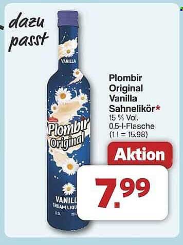 Plombir Original Vanilla Sahnelikör 0,5l - Aktion