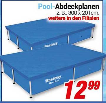 Pool-Abdeckplanen 300 x 201 cm