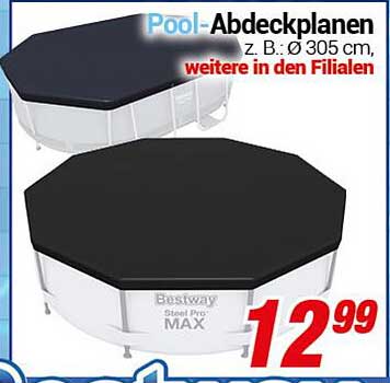 Pool-Abdeckplanen Ø 305 cm - Bestway Steel Pro MAX