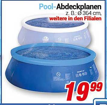 Pool-Abdeckplanen z. B. Ø 364 cm
