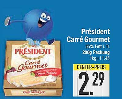 Président Carré Gourmet 200g