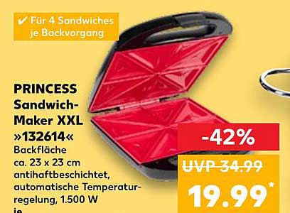 PRINCESS Sandwich-Maker XXL »132614«