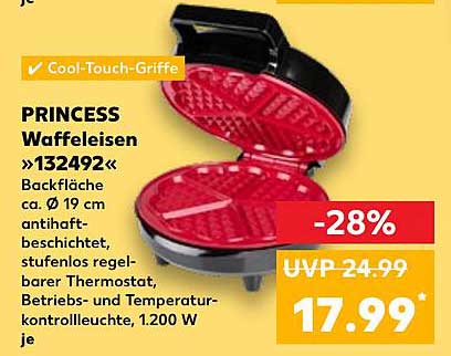 PRINCESS Waffeleisen »132492«