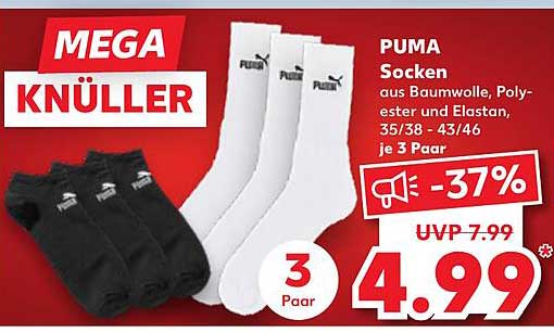 PUMA Socken Mega Knüller – Sparen Sie jetzt auf bequeme Fußbekleidung!