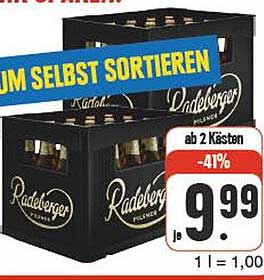 Radeberger Pilsener Kiste – jetzt zum Sparpreis!