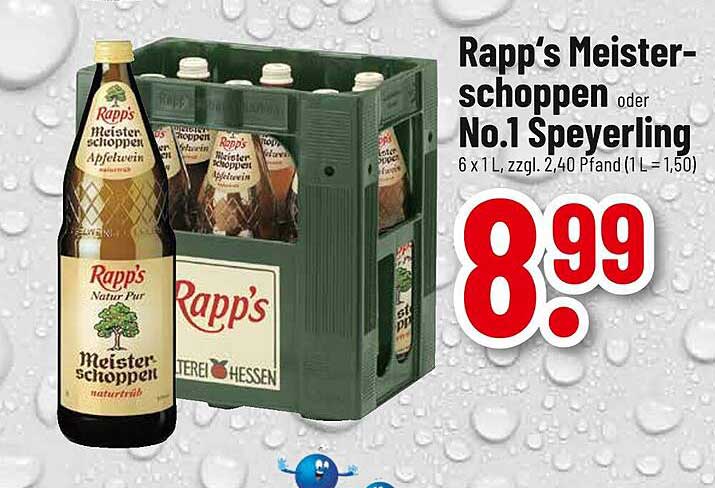 Rapp's Meisterschoppen oder No.1 Speyerling – 6 x 1L