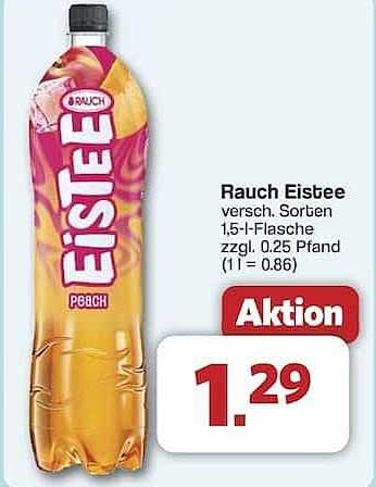 Rauch Eistee 1,5 l - verschiedene Sorten